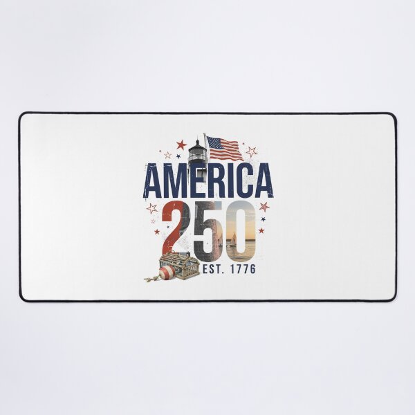 Item preview, America 250 Outer Banks North Carolina Semiquincentennial 1776 - 2026 Vintage Flag Lighthouse v3 designed and sold by DarylWelsh2024.