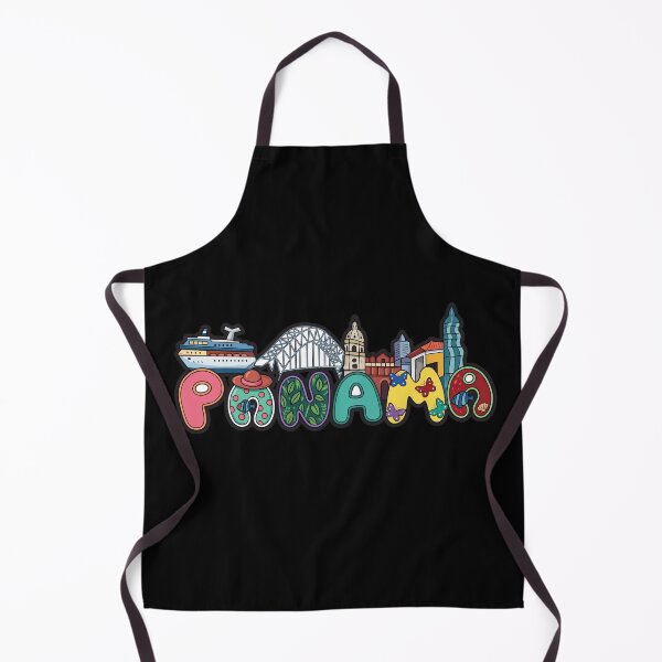 Item preview, olorful Panama Typography Art - Landmarks and Wildlife Illustration designed and sold by Melquidedec.