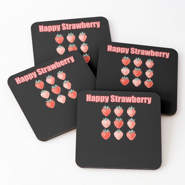 Item preview, Happy Strawberry Joyful Fruit Lovers Aesthetic Design designed and sold by Dreamsartistry.