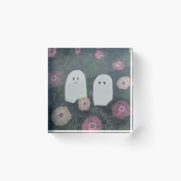 Item preview, Two Ghosts in a Field of Flowers designed and sold by LaurenMyersArtist.