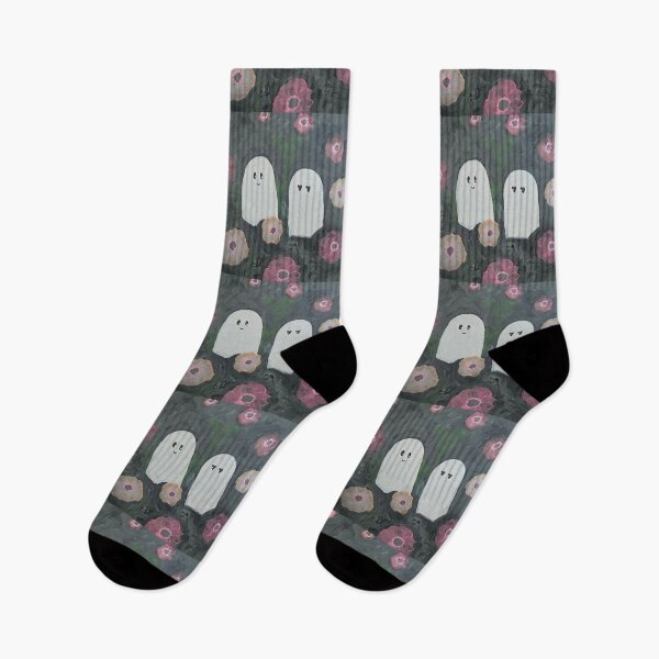 Item preview, Two Ghosts in a Field of Flowers designed and sold by LaurenMyersArtist.