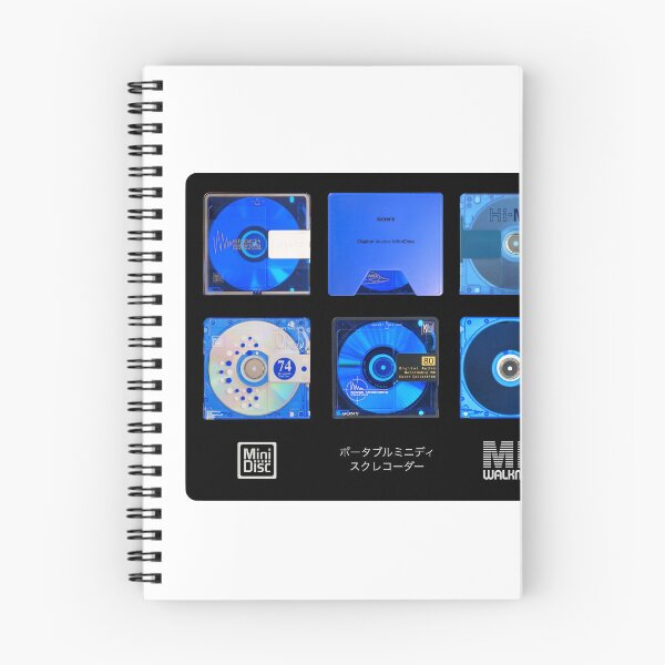 Item preview, Copy of MD Walk Man blue retro audio Minidisc designed and sold by jnxyz.
