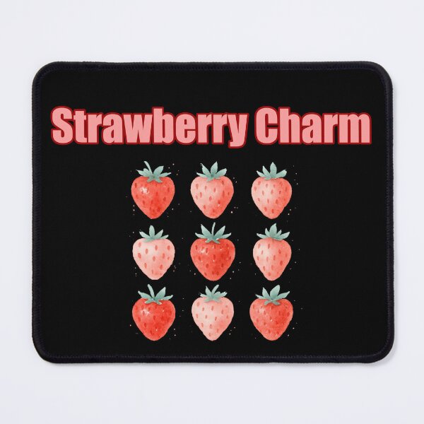 Item preview, Strawberry Charm Sweet Fruit Aesthetic Adorable Design designed and sold by Dreamsartistry.