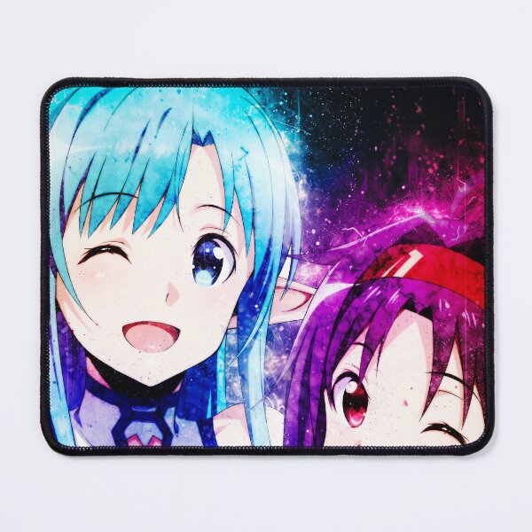 Item preview, Yuuki Sword Art Online Cheerful Blue Purple Duo Moment designed and sold by mildaclairmo.