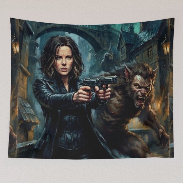 Item preview, Underworld Action Horror Fine Art Tribute designed and sold by Art's Diner.