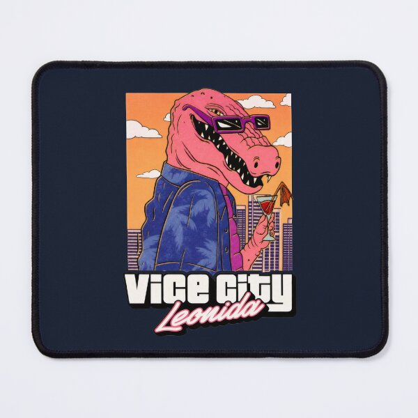 Item preview, Cool Gator in Hawaiian Shirt - Miami Sunset Vibe Art designed and sold by Billy Morfo™.