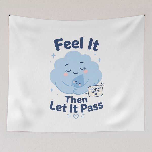 Item preview, Cloud Droplet Feel It Pass designed and sold by NullSpacePrints.