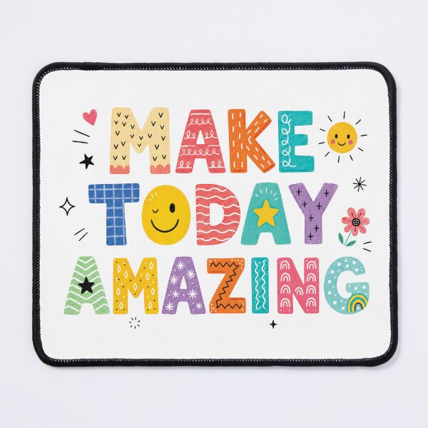 Item preview, Make Today Amazing Growth Mindset Motivational Saying designed and sold by msmeylin.