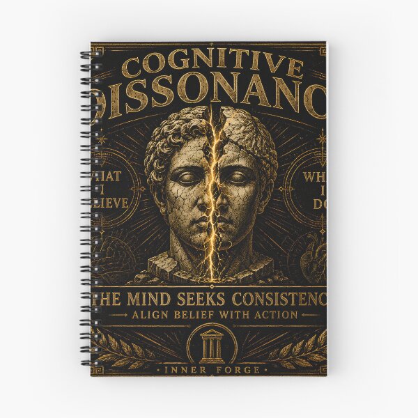 Item preview, Cognitive Dissonance | Psychology of Belief designed and sold by INNER FORGE.