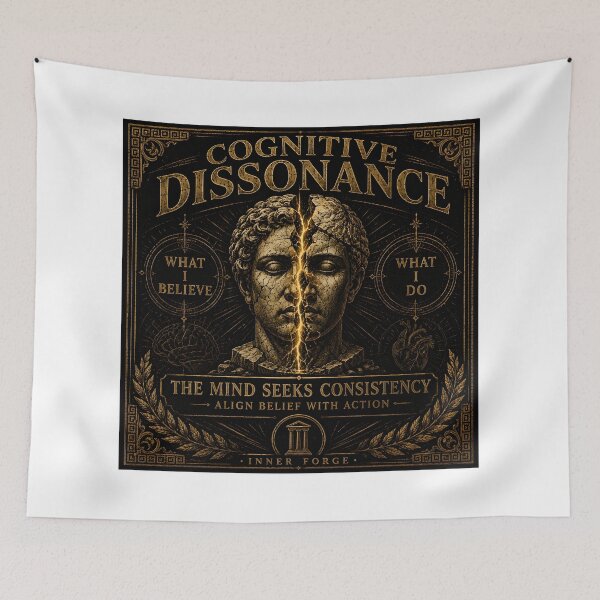 Item preview, Cognitive Dissonance | Psychology of Belief designed and sold by INNER FORGE.