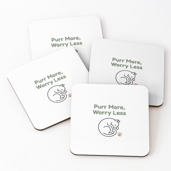 Item preview, Purr More, Worry Less designed and sold by kamyta1400.