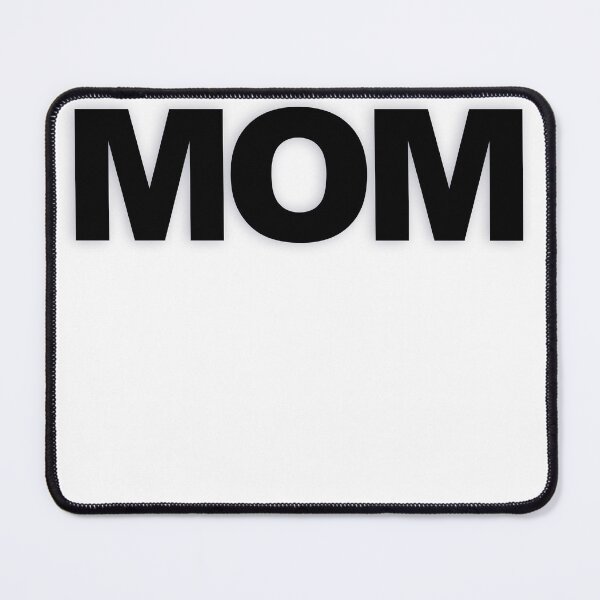 Item preview, MOM — Black Minimal Bold Type Statement designed and sold by WORDPAUSE.