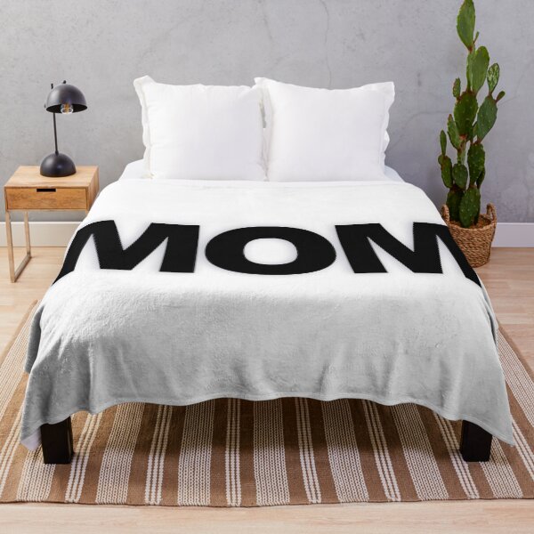 Item preview, MOM — Black Minimal Bold Type Statement designed and sold by WORDPAUSE.