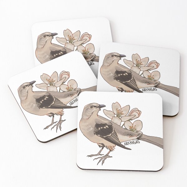Item preview, Arkansas State Bird and Flower designed and sold by riahdrawsthings.