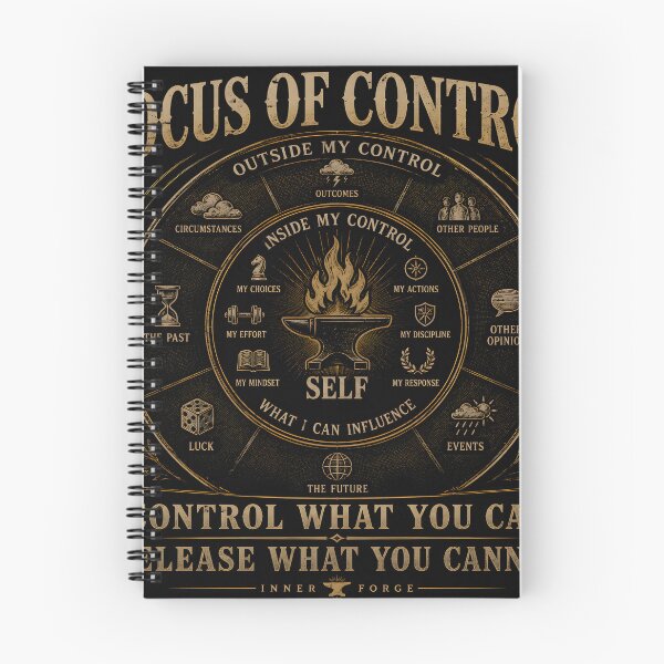 Item preview, Locus of Control | Control What You Can | Psychology & Stoic Wisdom designed and sold by INNER FORGE.