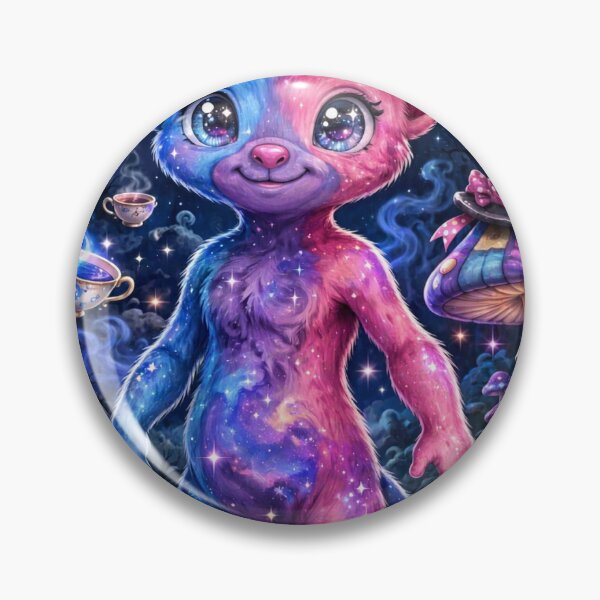 Item preview, Cute Galaxy Alien - Pastel Trippy Aesthetic Creature designed and sold by AndiArtistri.