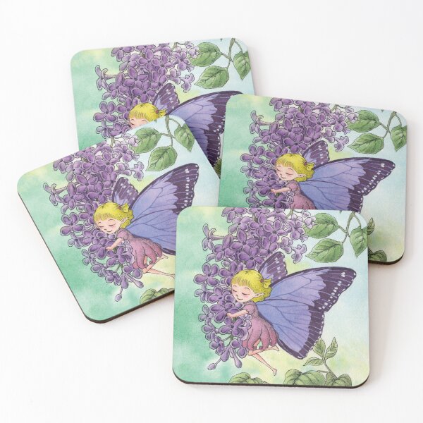 Item preview, May 30th birthday flower Purple Lilac Fairy designed and sold by birthflower.