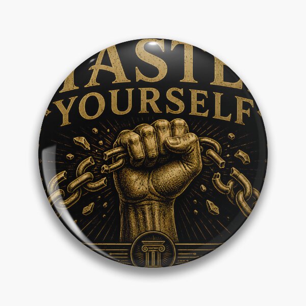 Item preview, Master Yourself | Self-Mastery & Discipline Vintage Engraving designed and sold by INNER FORGE.