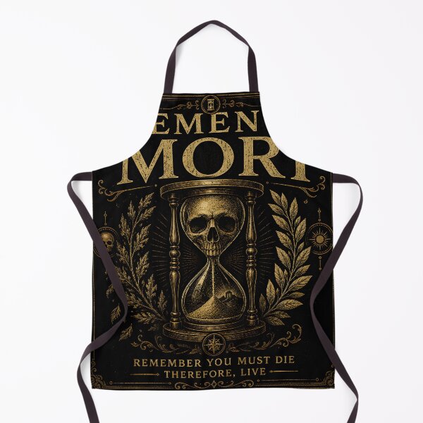 Item preview, Memento Mori | Remember You Must Die | Stoic Philosophy Vintage Engraving designed and sold by INNER FORGE.