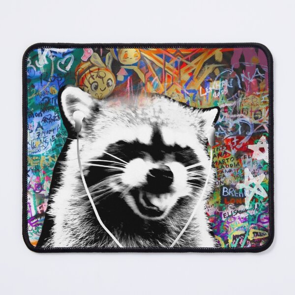 Item preview, Cool Contemporary Graffiti Raccoon Poster designed and sold by CloGlo.