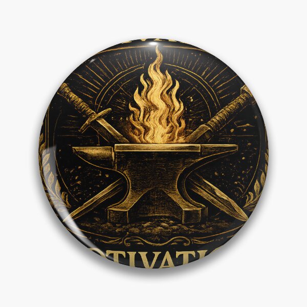 Item preview, Discipline Over Motivation | Self-Mastery Vintage Forge Design designed and sold by INNER FORGE.