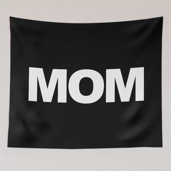 Item preview, MOM — White Minimal Bold Type Statement designed and sold by WORDPAUSE.