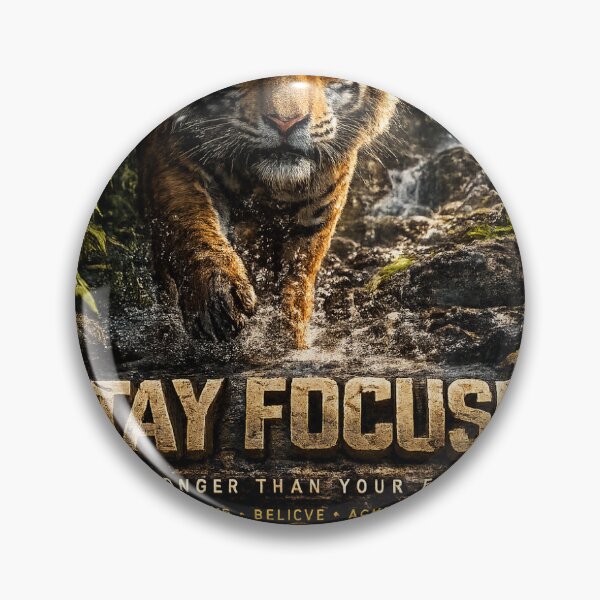 Item preview, 3D Tiger Jungle Stay Focused designed and sold by Hunzai1.