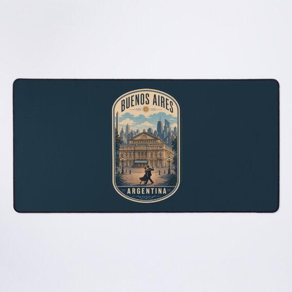 Item preview, Buenos Aires Argentina Teatro Colon Tango Skyline Vintage designed and sold by Travel Souvenirs 30.