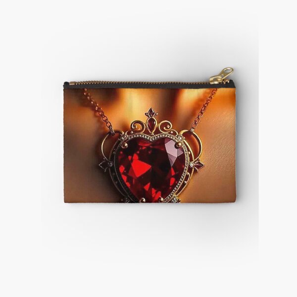 Item preview, Luxury Red Heart Ruby Necklace Design designed and sold by MFMart.