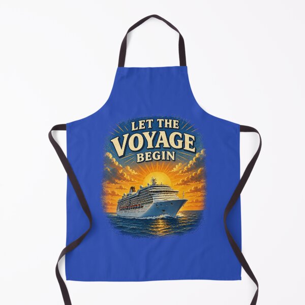 Item preview, Let The Voyage Begin – Cruise Ship Sunset Travel Adventure Design designed and sold by Alpine-Ink.