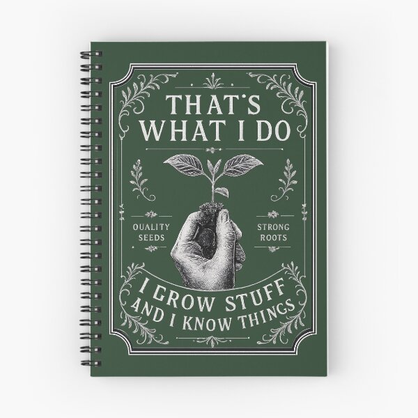 Item preview, I Grow Stuff And I Know Things, Funny Gardener Gift, That's What I Do Plant Gift, Garden Humor Gift, Plant Mom Gift designed and sold by HooptownRV.