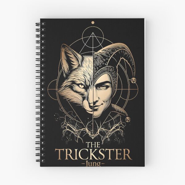 Item preview, The Trickster – Jungian Archetype Gold Engraved Design designed and sold by INNER FORGE.