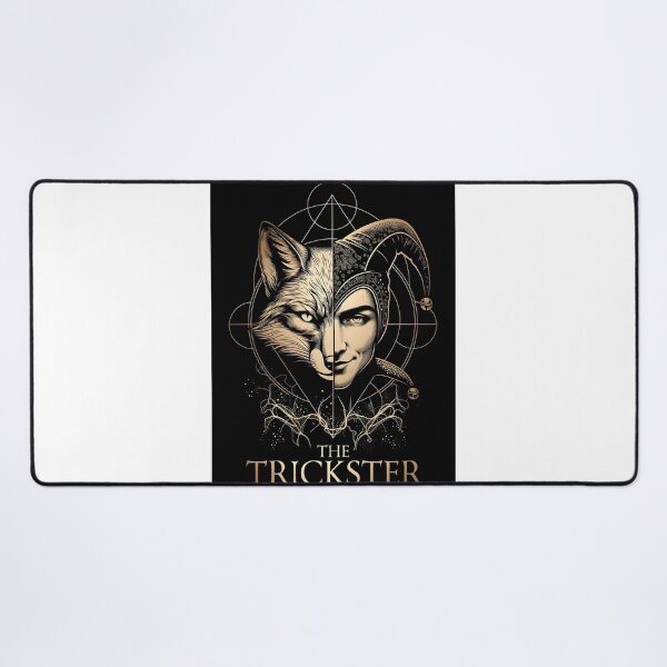 Item preview, The Trickster – Jungian Archetype Gold Engraved Design designed and sold by INNER FORGE.