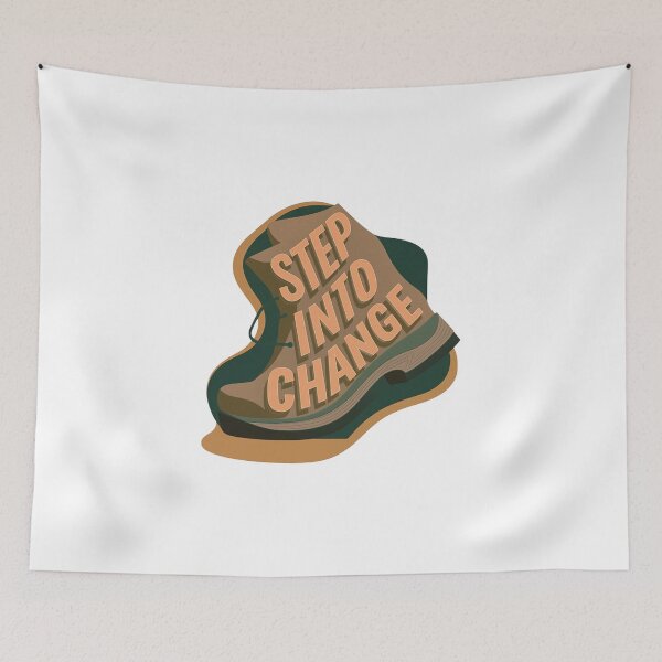 Item preview, Step Into Change For Adventurous Soles designed and sold by FWLKIT.