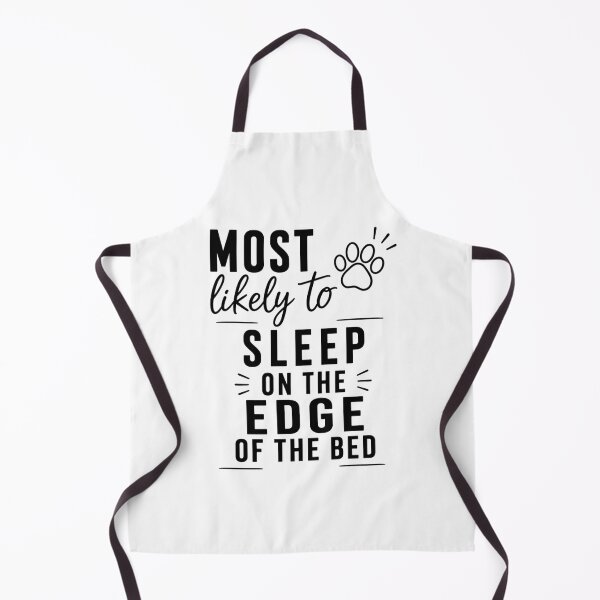 Item preview, Most Likely to Sleep on the Edge of the Bed (Black Text), Quirky Quote | designed and sold by Lotta Luxxa Lifestyle.