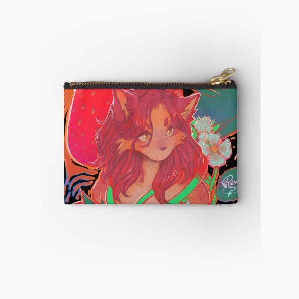 Item preview, Trippy Strawberry Fox Furry designed and sold by PaintedSour.
