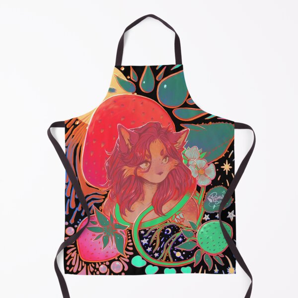 Item preview, Trippy Strawberry Fox Furry designed and sold by PaintedSour.
