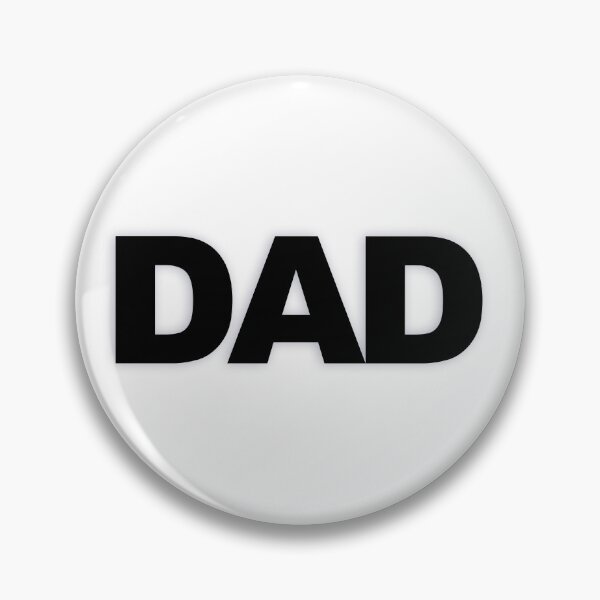 Item preview, DAD — Black Minimal Bold Type Statement designed and sold by WORDPAUSE.