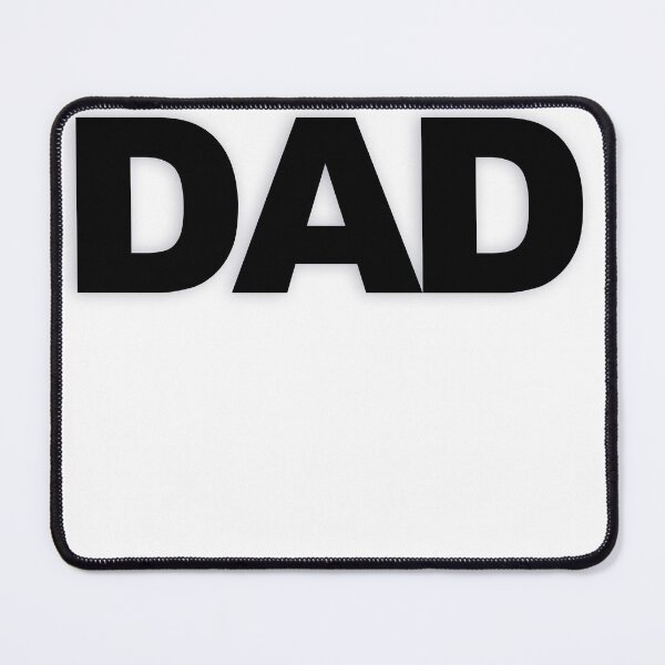 Item preview, DAD — Black Minimal Bold Type Statement designed and sold by WORDPAUSE.
