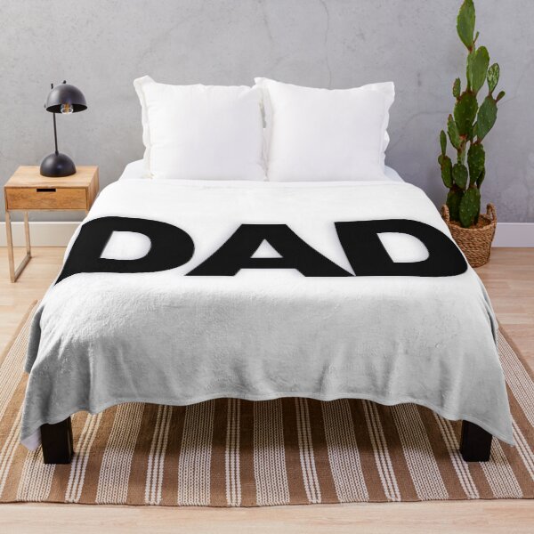 Item preview, DAD — Black Minimal Bold Type Statement designed and sold by WORDPAUSE.