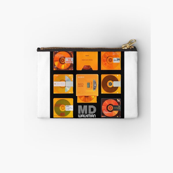 Item preview, MD Walk Man orange retro audio Minidisc designed and sold by jnxyz.