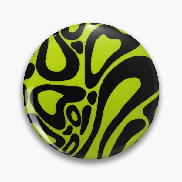 Item preview, Neon Lime & Black Lava Swirls - Retro Y2K Aesthetic Art designed and sold by Billy Morfo™.
