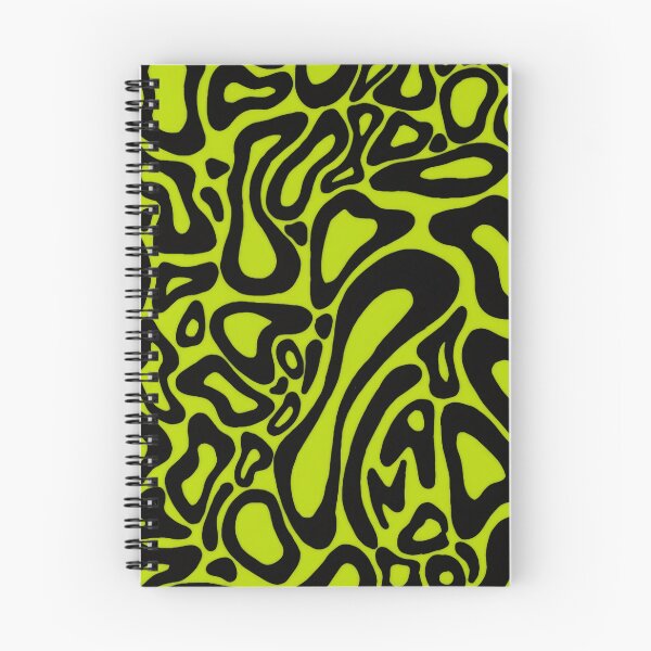 Item preview, Neon Lime & Black Lava Swirls - Retro Y2K Aesthetic Art designed and sold by Billy Morfo™.