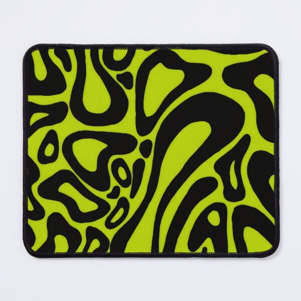 Item preview, Neon Lime & Black Lava Swirls - Retro Y2K Aesthetic Art designed and sold by Billy Morfo™.