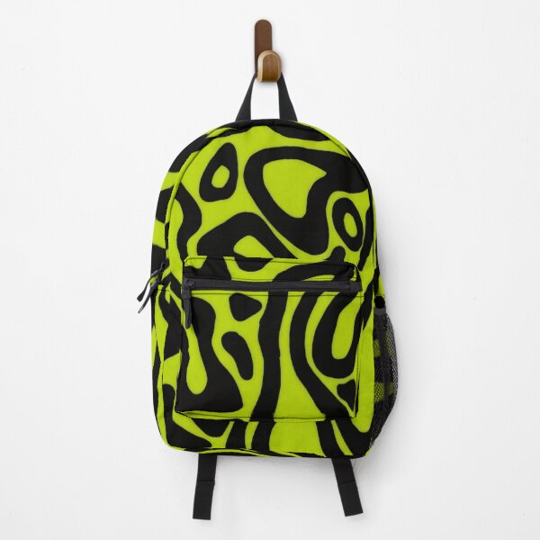 Item preview, Neon Lime & Black Lava Swirls - Retro Y2K Aesthetic Art designed and sold by Billy Morfo™.