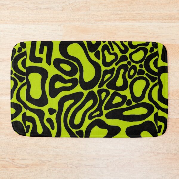 Item preview, Neon Lime & Black Lava Swirls - Retro Y2K Aesthetic Art designed and sold by Billy Morfo™.