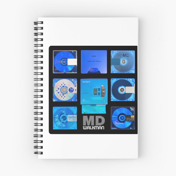 Item preview, MD Walk Man blue retro audio Minidisc designed and sold by jnxyz.