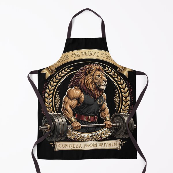 Item preview, Awaken The Primal Strength - Royal Lion Deadlift Conquer From Within Luxury Gym designed and sold by TeeMint5.
