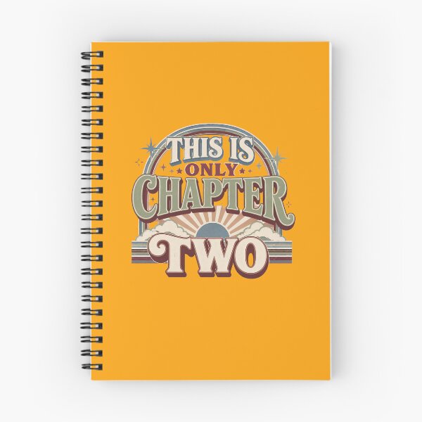 Item preview, This Is Only Chapter Two Retro Quote | New Beginning Women Growth Mindset Design designed and sold by Soft Strength Studio.