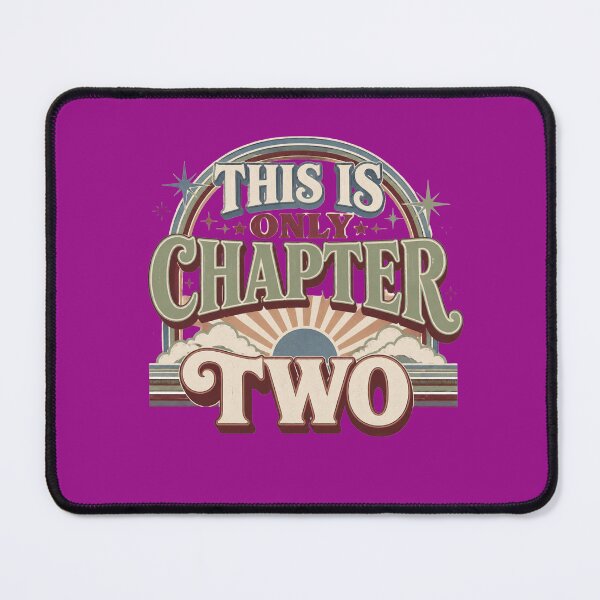 Item preview, This Is Only Chapter Two Retro Quote | New Beginning Women Growth Mindset Design designed and sold by Soft Strength Studio.